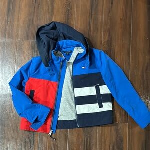 Tommy Hilfiger Blue and Red Kids Jacket